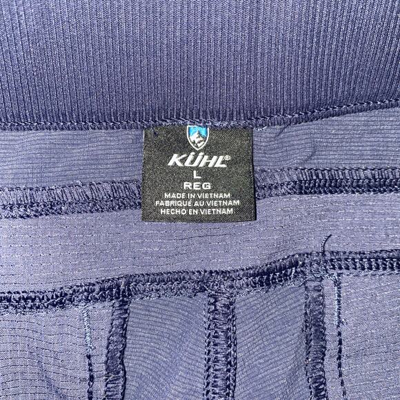 Kuhl Weekender Tight Blue Womens Large Tuff Lite UPF 50 Pockets - Picture 5 of 7